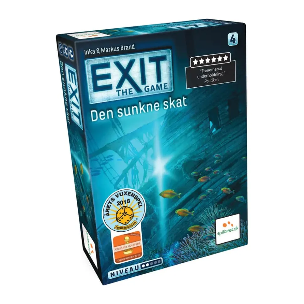 Brætspil - Exit 4 - Den Sunkne Skat