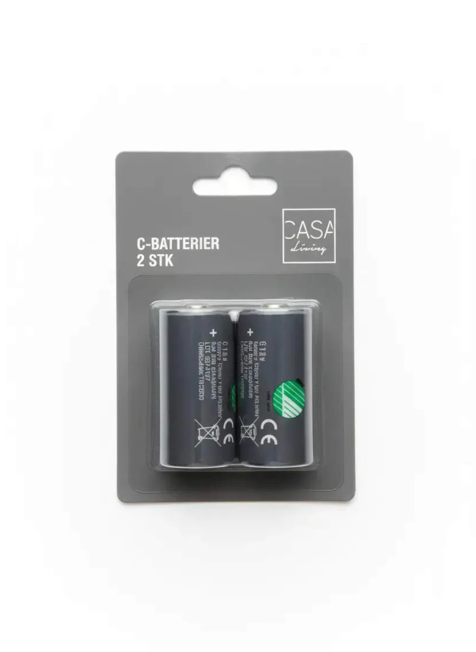 C Batterier - 2 stk.