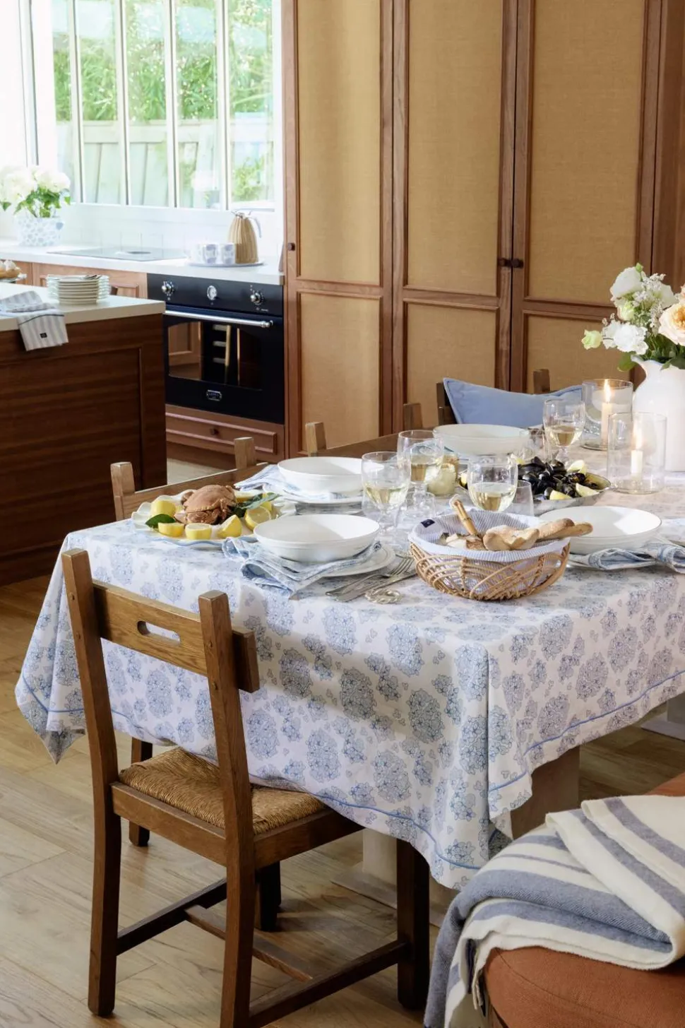 Costal Bloom Plaid