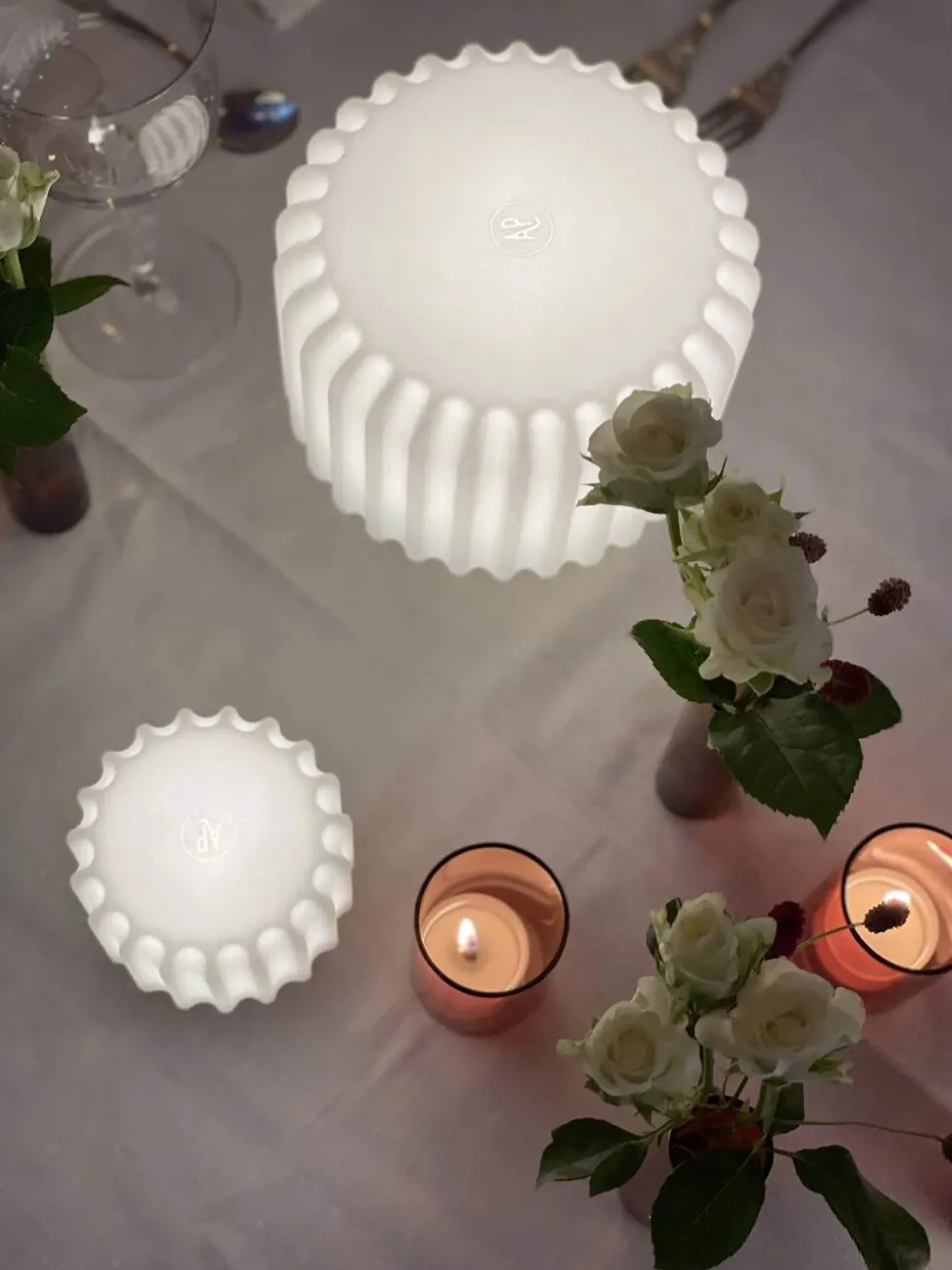 Dentelles Bordlampe
