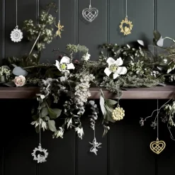 Juleophæng - Flettet julehjerte