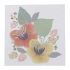 Kort med motiv af blomster