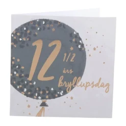 Kort - 12,5 års Bryllupsdag