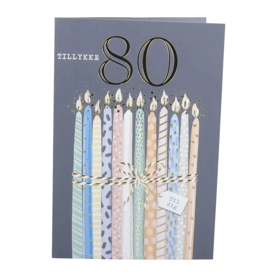 Kort - Tillykke 80 år