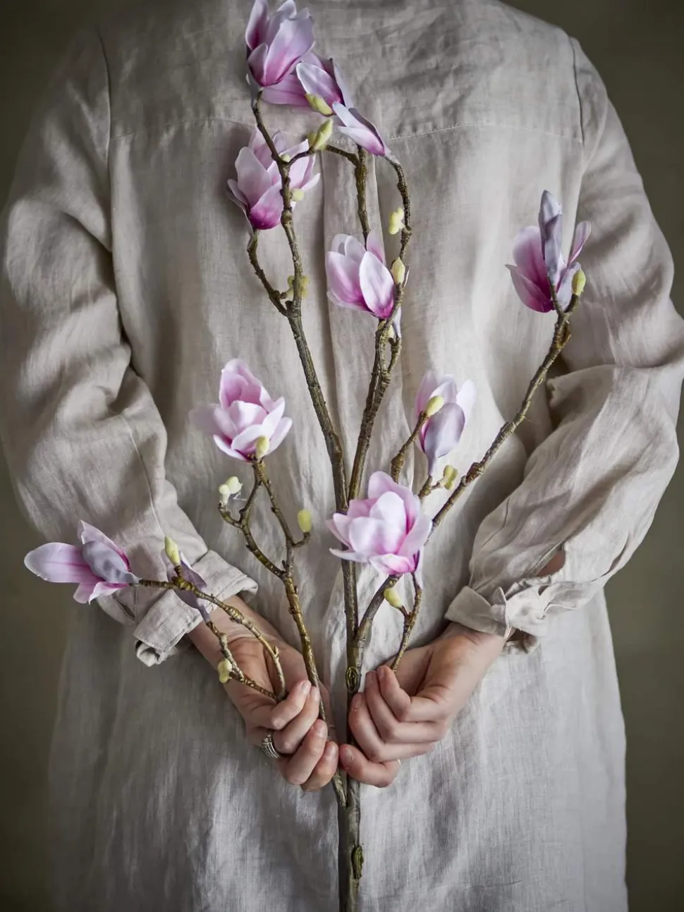 Kunstig blomst - Magnolia gren