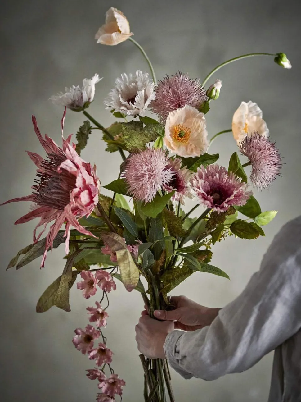 Kunstig Buket - Rosa