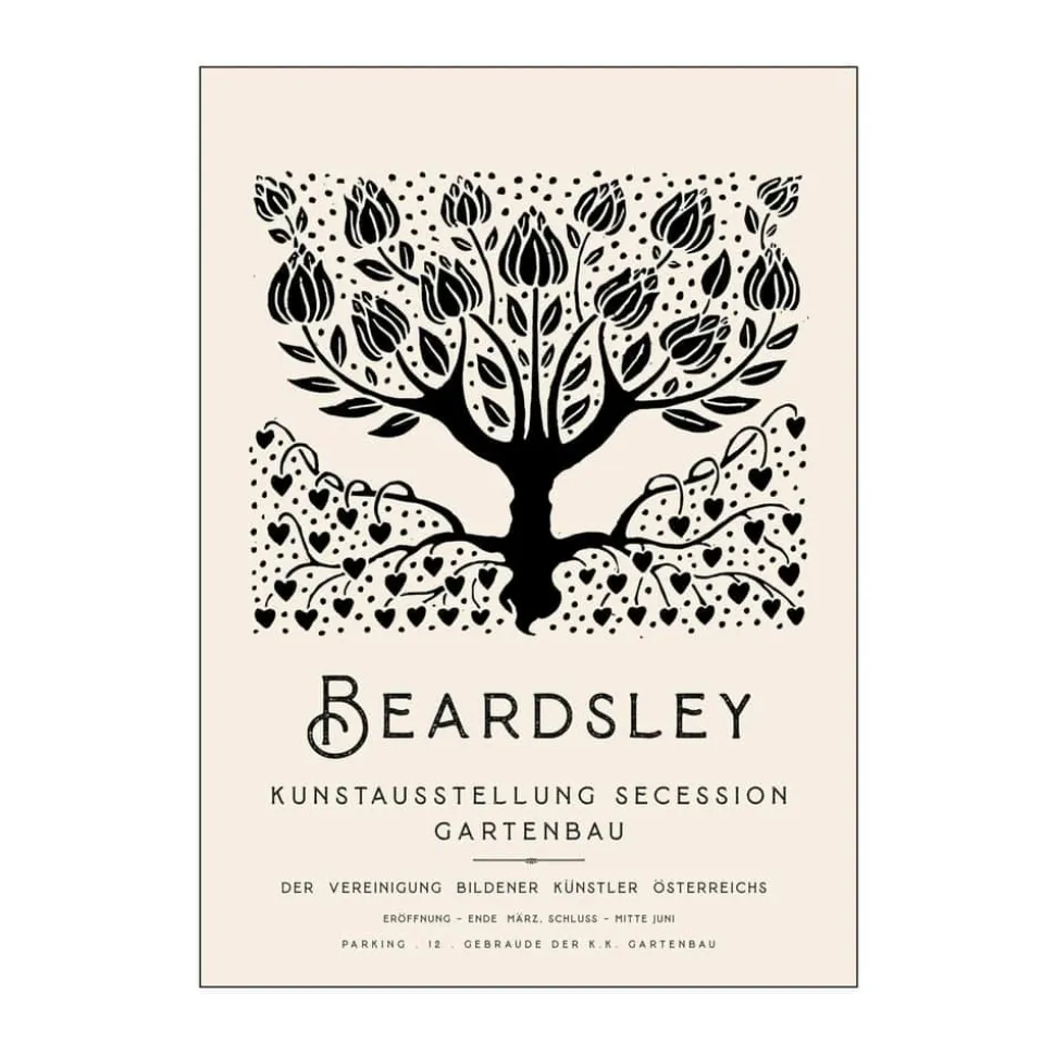 Paul Klee Plakat - Beardsley art exhibition