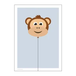 Plakat - Balloon Monkey