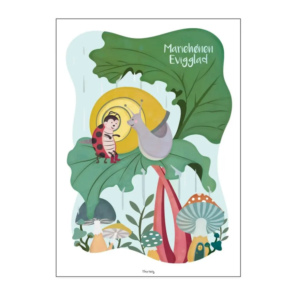 Plakat - Mariehønen Evigglad