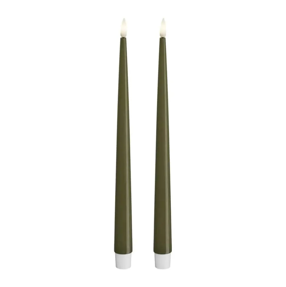 Real Flame LED Kertelys - 2 stk.