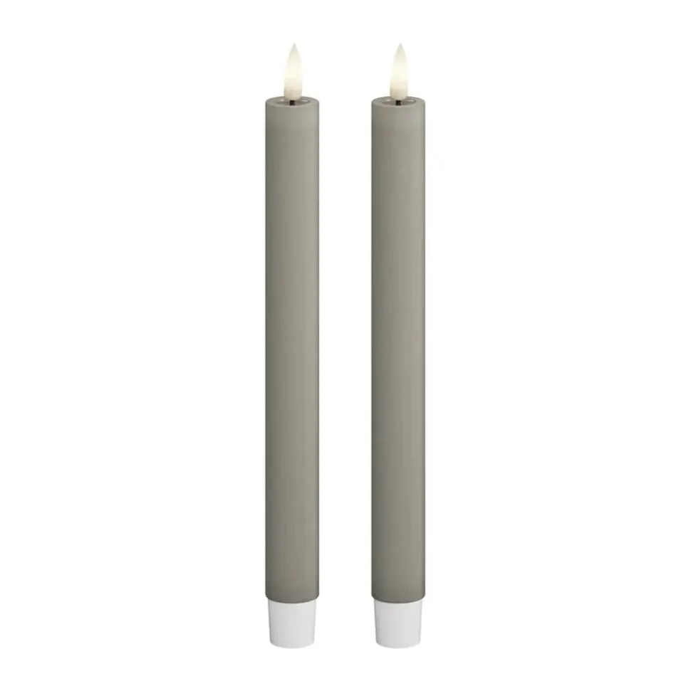 Real Flame LED Kronelys - 2 stk.