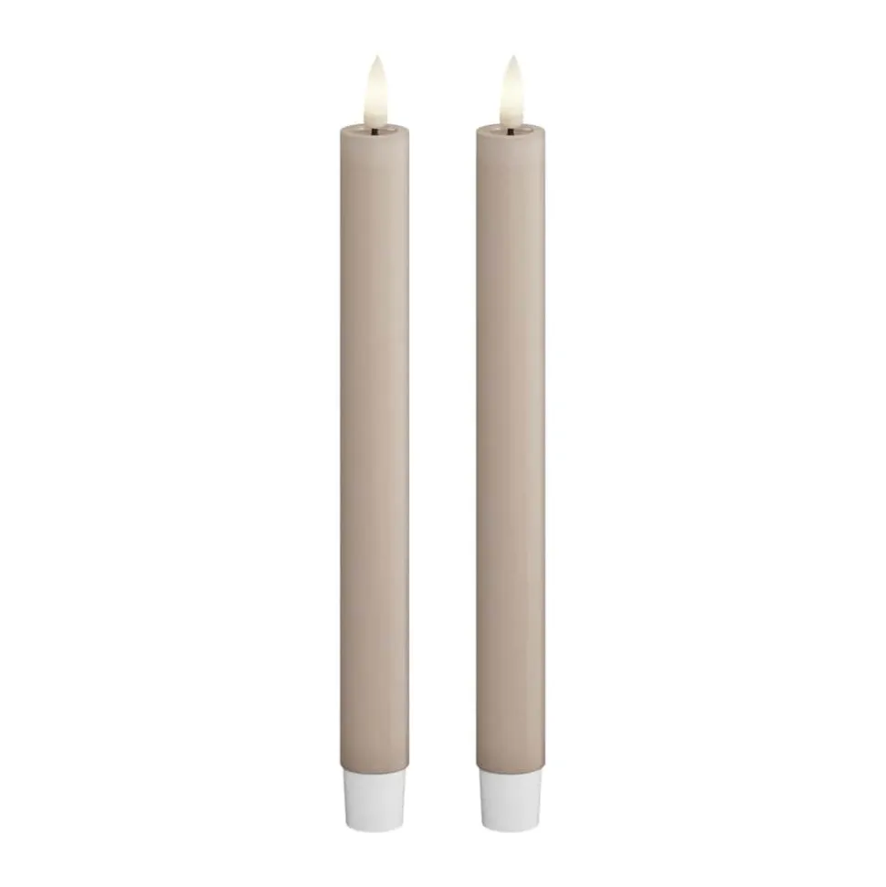 Real Flame LED Kronelys - 2 stk.