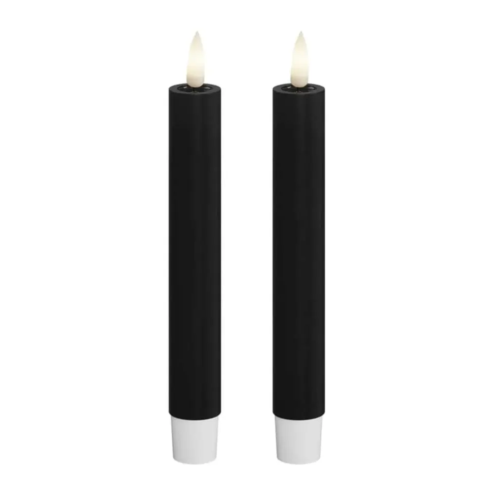 Real Flame LED Kronelys - 2 stk.