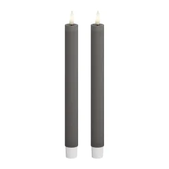 Real Flame LED Kronelys - 2 stk.