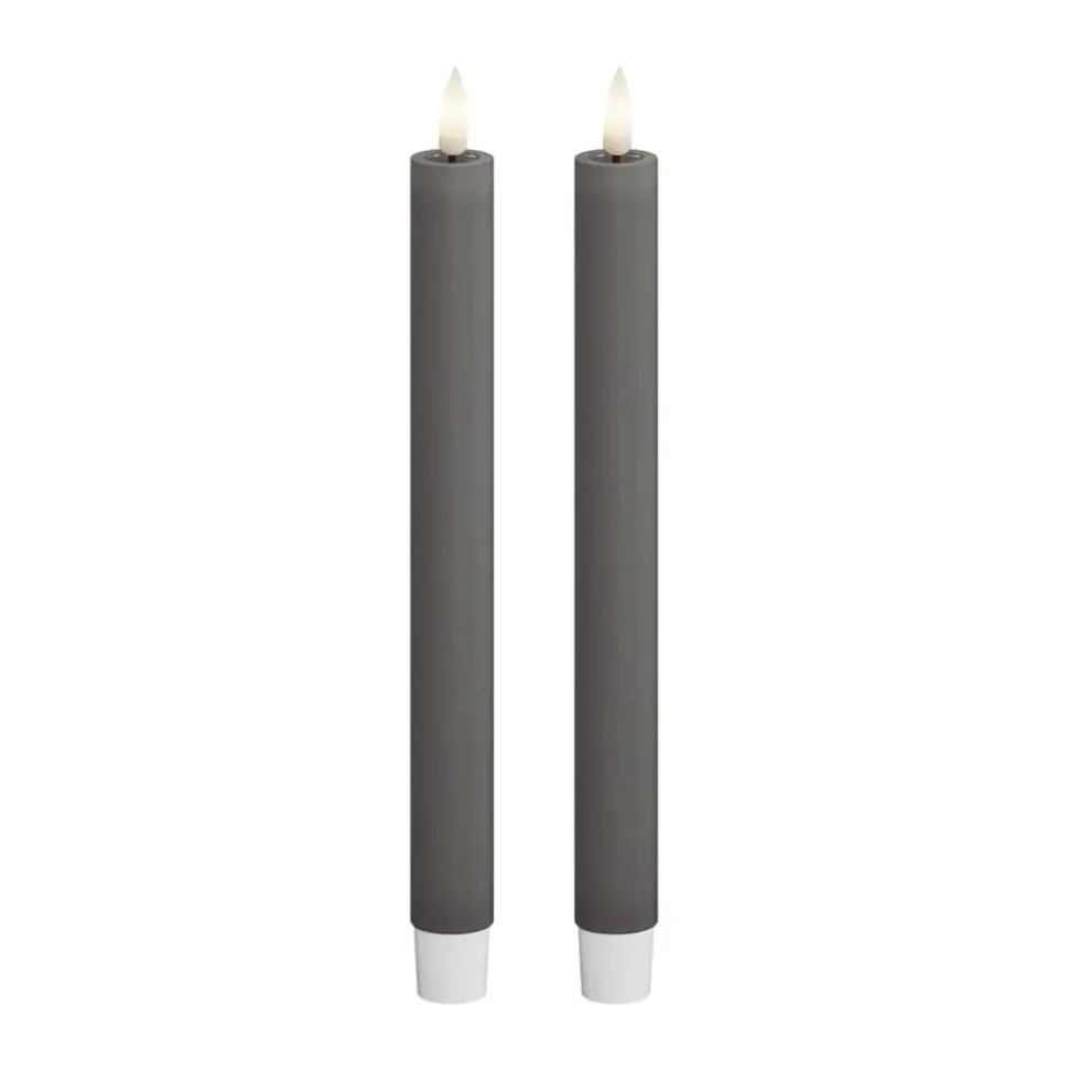 Real Flame LED Kronelys - 2 stk.