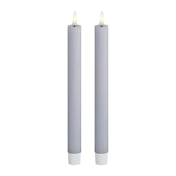 Real Flame LED Kronelys - 2 stk.