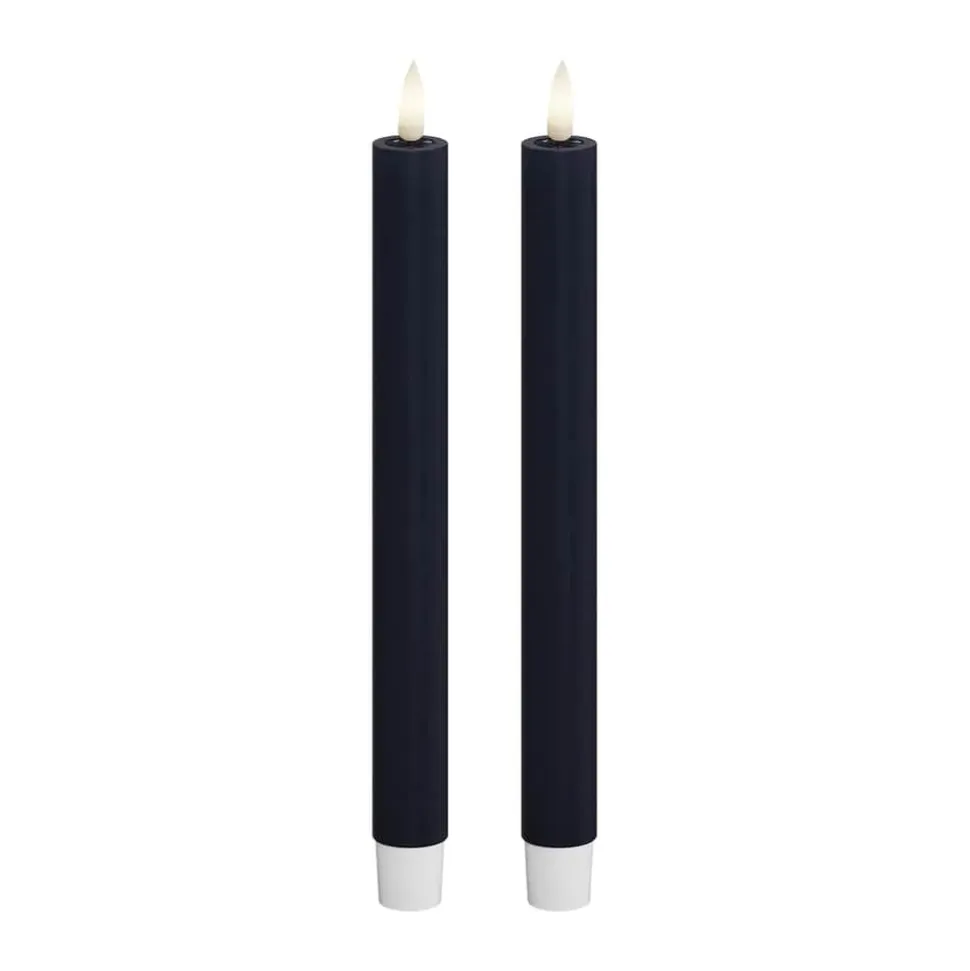 Real Flame LED Kronelys - 2 stk.