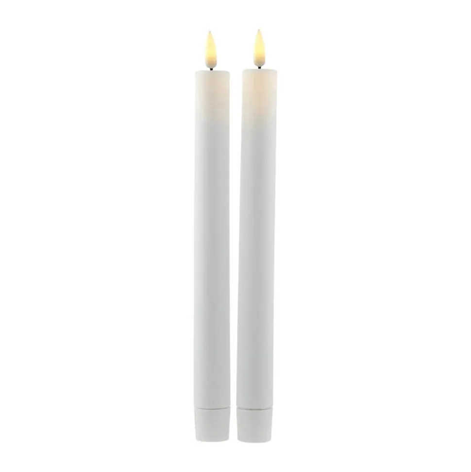 Sille Genopladelig LED Kronelys - 2 stk.