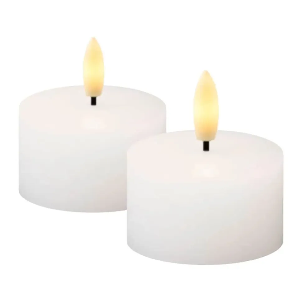 Sille LED Fyrfadslys - 2 stk.