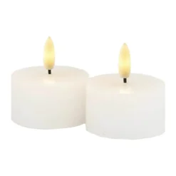 Sille LED Fyrfadslys - 2 stk.
