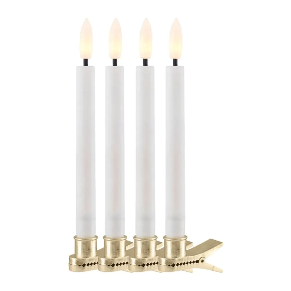 Sille LED Juletræslys - 4 stk.