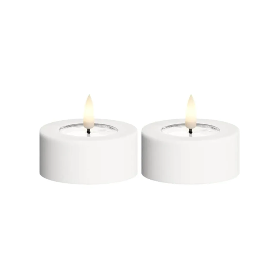Udendørs LED Fyrfadslys - 2 stk.